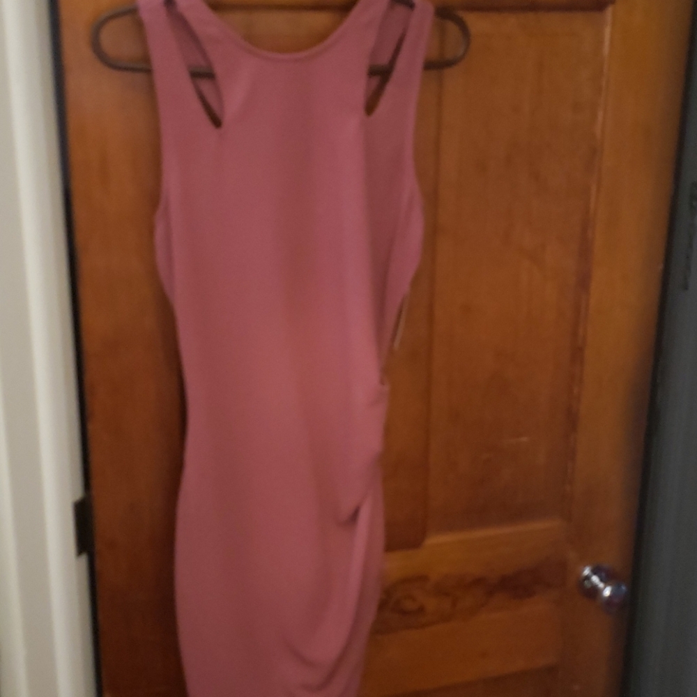 Rose pink dress
